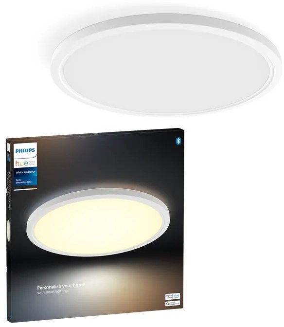Plafoniera LED design Tento White 55cm WH Ø  cm dimmerabile, 3500 lumen PHILIPS HUE