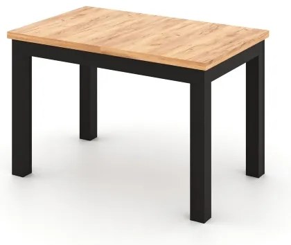 Tavolo da pranzo allungabile DOO rovere artisan/nero