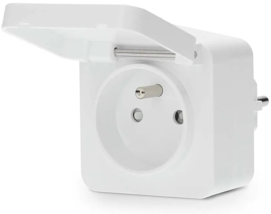 Nedis ZBPO130EWT - Presa smart Smartlife 3680W/230V/Tipo E/16A Wi-Fi Tuya IP44