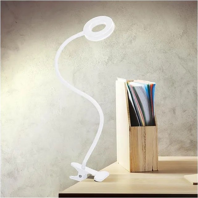 Brilagi - Lampada LED dimmerabile con clip ORBELA LED/8W/5V 3000/4000/5000K bianca