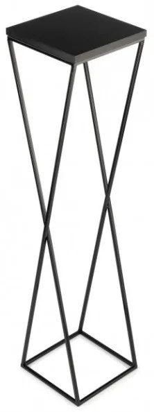 Portafiori LOFT 100x24 cm nero