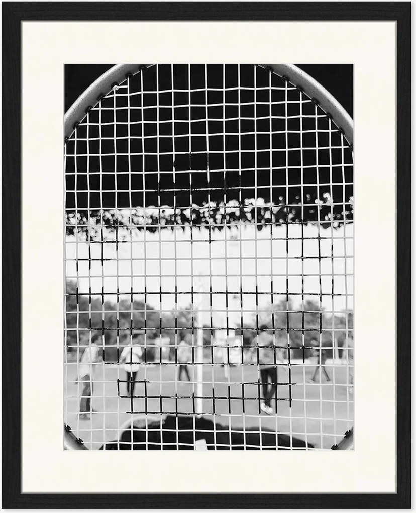 Foto incorniciata Behind the Racket, varie misure
