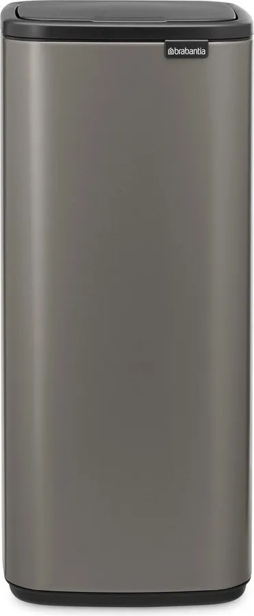 Cestino per la spazzatura grigio in acciaio touch 30 l Bo Touch – Brabantia