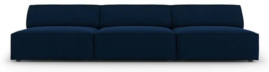 Divano in velluto blu scuro 240 cm Jodie - Micadoni Home