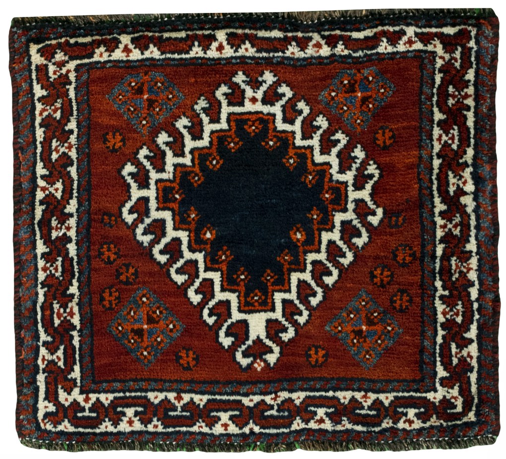 Gabbeh Tappeto persiano 60x50 Rosso (Iran) Annodato A Mano
