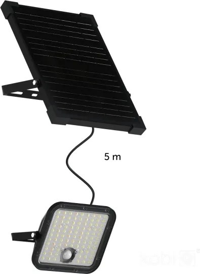 Faro solare LED esterno 30W 6,4V IP65 sensore 3000/4000K