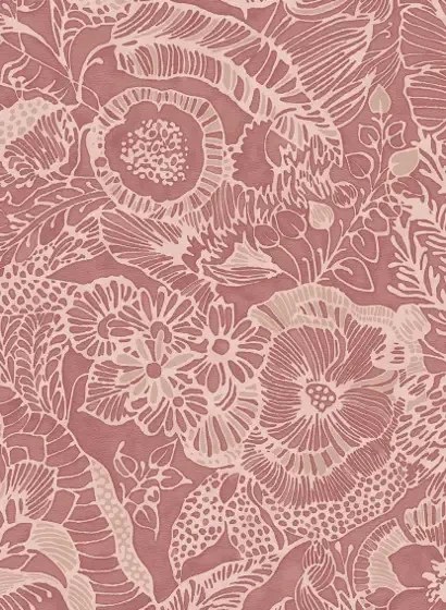 Eijffinger Carta da parati Enso 3 - Rot Rosa Kupfer