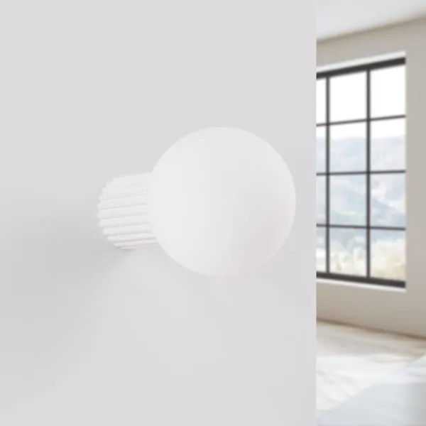 Sollux SL.1707 - Applique da bagno HALO 1xG9/8W/230V IP44 bianco