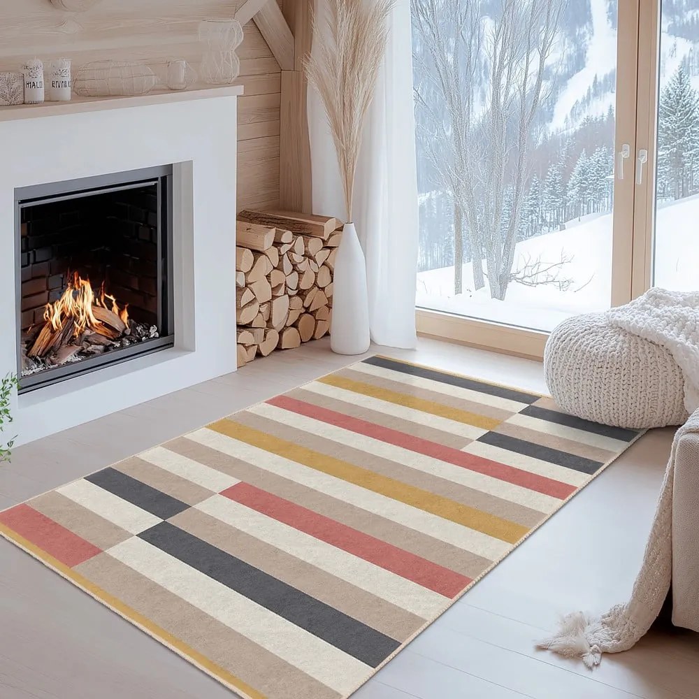 Tappeto lavabile 80x150 cm Rosy Bandas – Mila Home