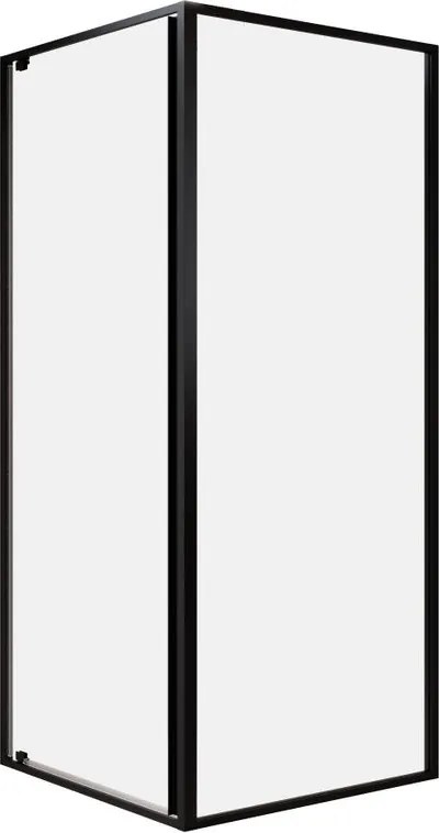 Lato fisso per box doccia Top H 200cm X 77-79cm dx Sp. 8 mm vetro trasparente profilo bianco opaco