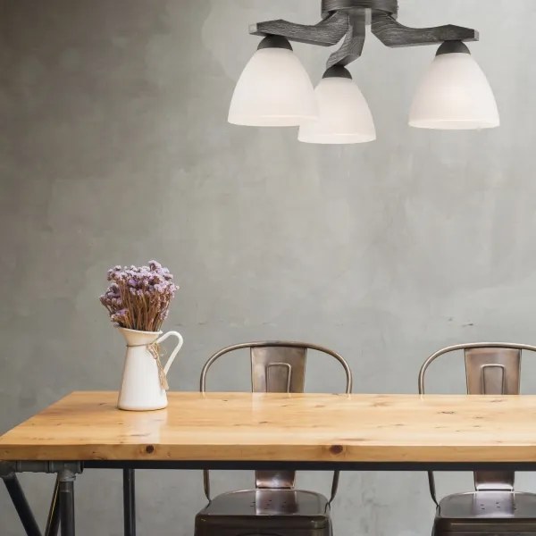 Lampadario ADRIANO 3xE27/60W/230V a plafone