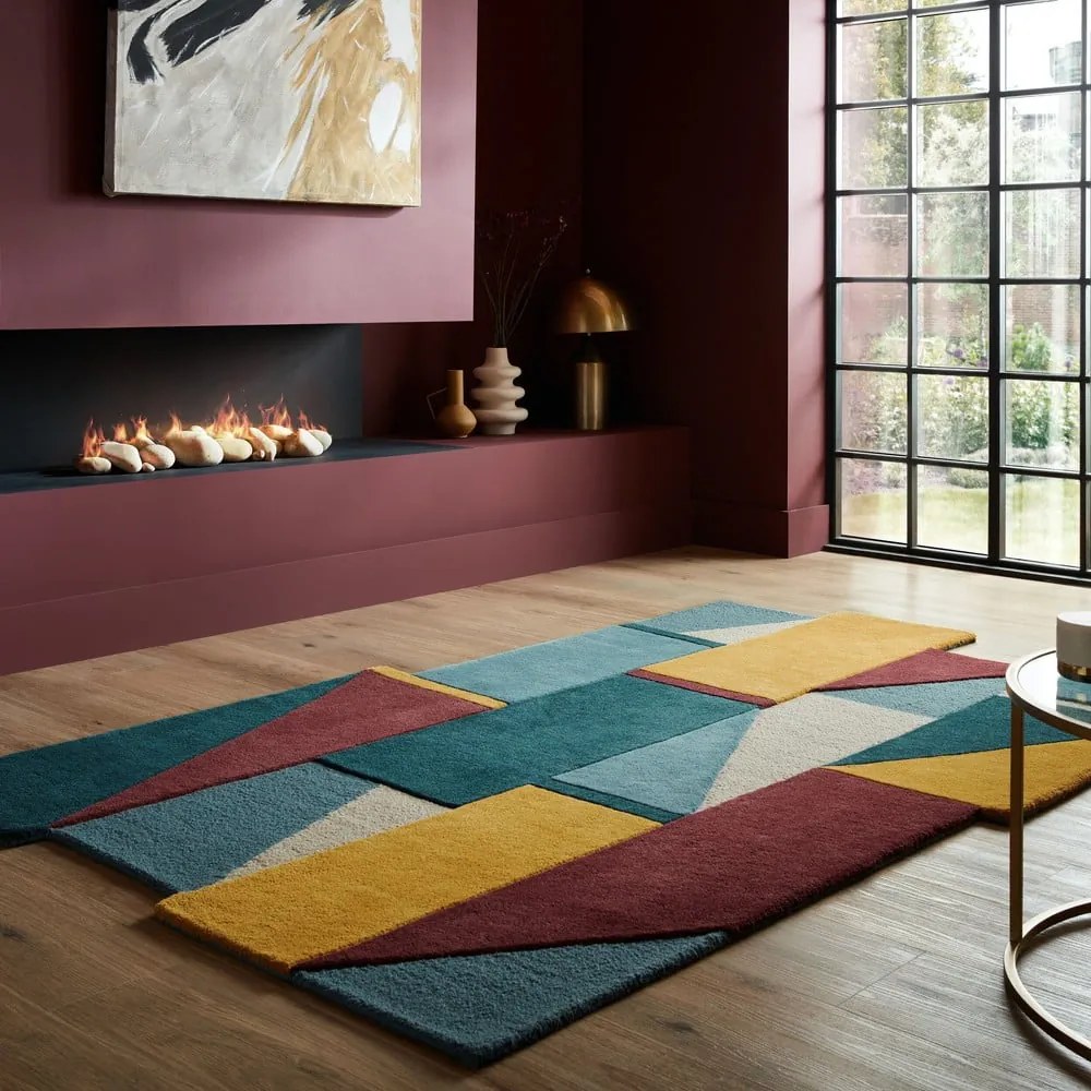 Tappeto in lana tessuto a mano 120x180 cm Shuffle Shaped - Flair Rugs