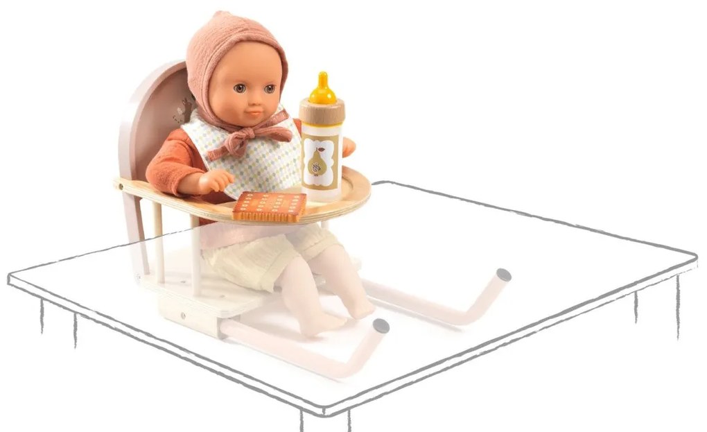 Pomea - Seggiolone per bambole