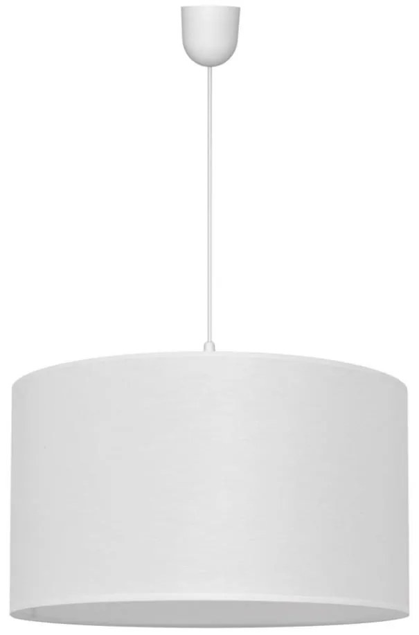 Lampadario su corda ALBA 1xE27/15W/230V d. 45 cm bianco