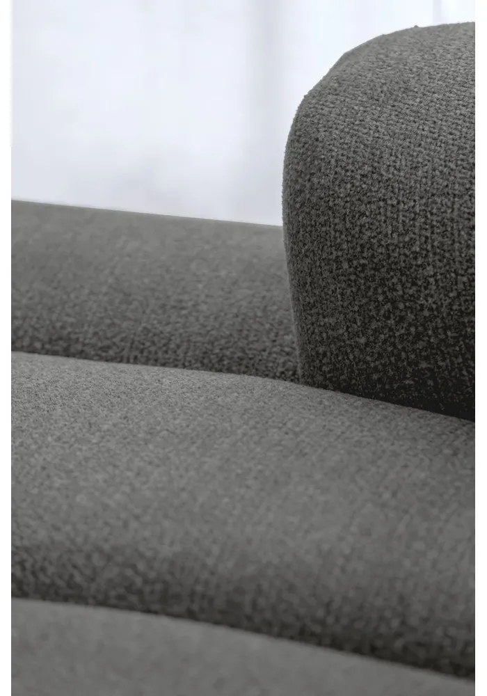 Divano angolare grigio (con penisola a sinistra/con chaise lounge) Shell – Miuform