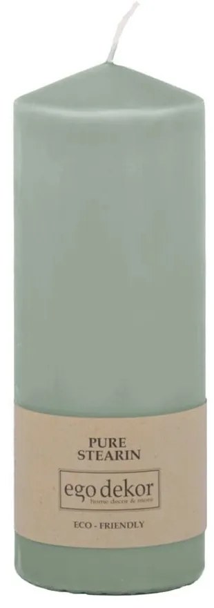 Candela blu turchese Top, durata di combustione 50 h Eco - Eco candles by Ego dekor