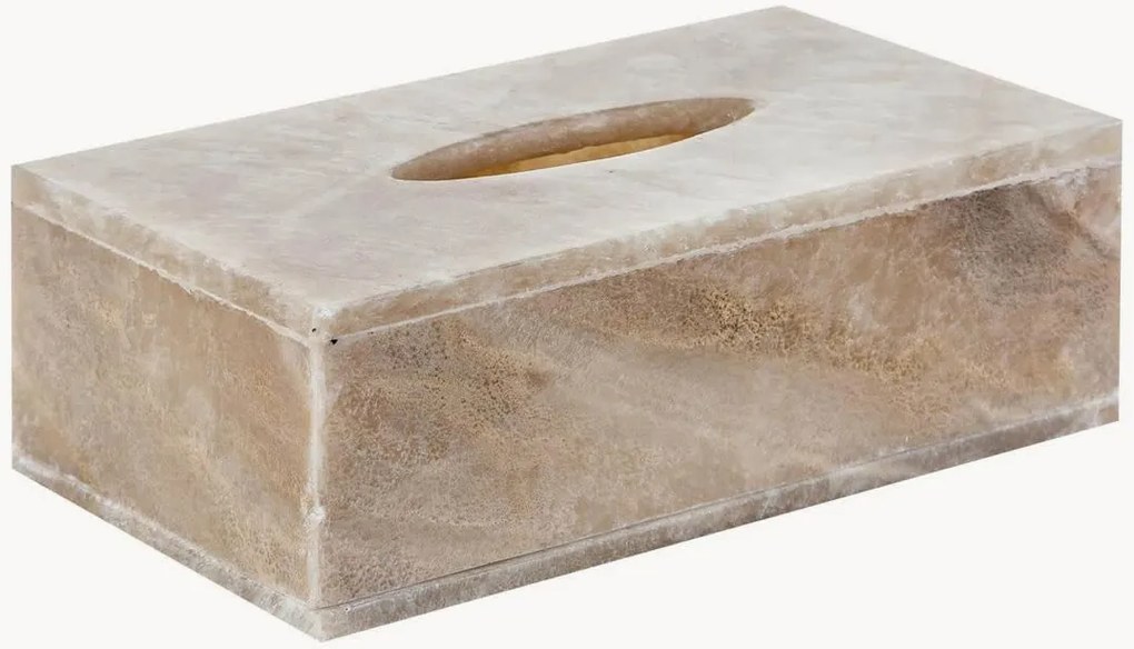 Porta fazzoletti in onice Daily