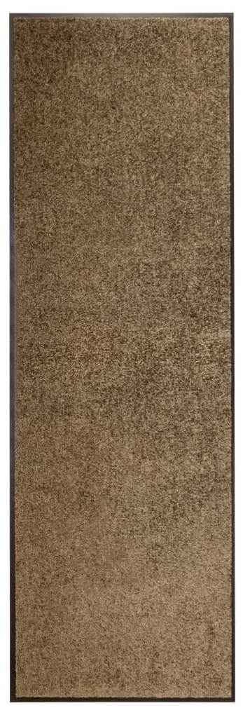 Zerbino Lavabile Marrone 60x180 Cm /