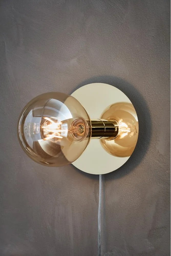 Lampada da parete color bronzo Disc – Markslöjd