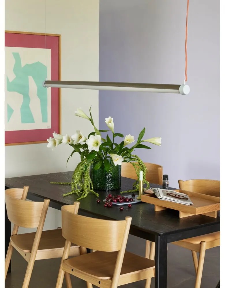 Lampadario LED grigio con intensità regolabile Interplay – Hübsch