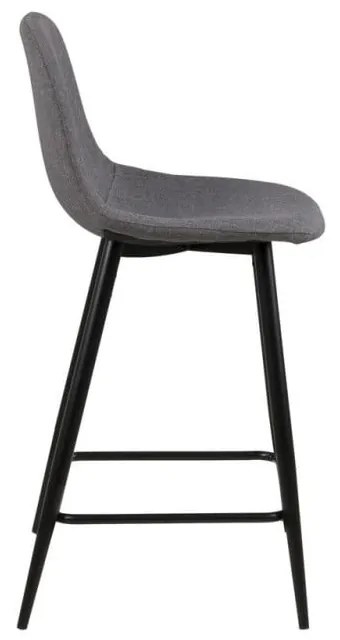 Set di sbagelli da bar grigio chiaro in imbottito 2 pz (altezza della seduta 65 cm) Wilma – Actona