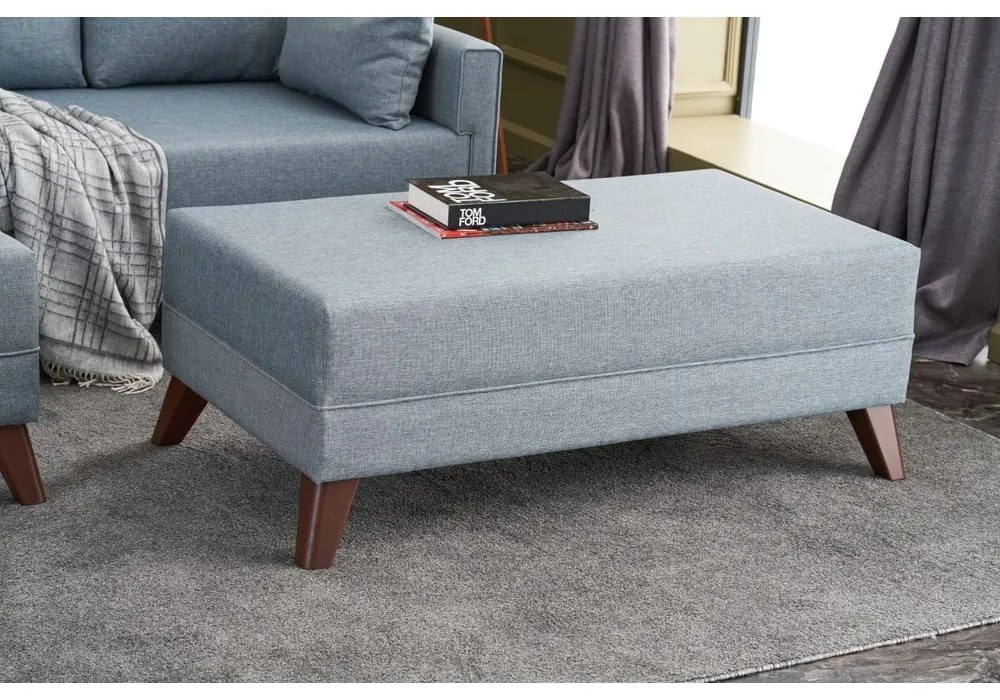 Divano angolare azzurro (angolo sinistro) Bella - Balcab Home