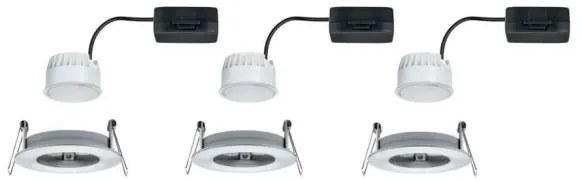Paulmann 93462 - SET 3xLED/6W IP44 Lampada da incasso per bagno NOVA 230V
