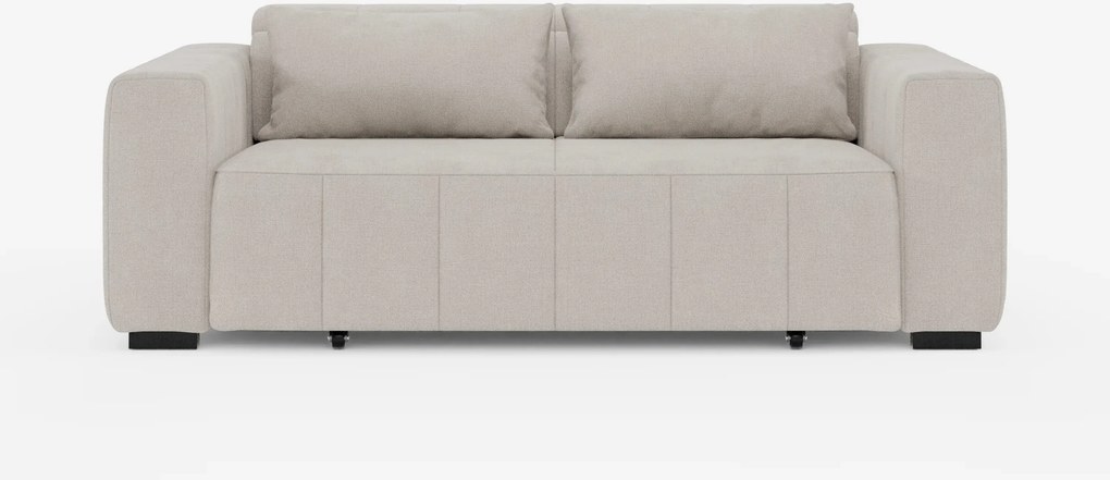 Doric divano 3 posti con sedute allungabili tramite relax elettrico - poggiatesta reclinabile in tessuto smacchiabile T23