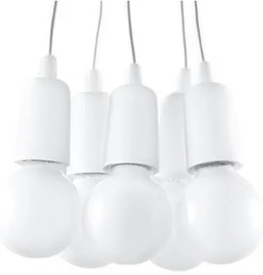 Lampadario a sospensione con filo DIEGO 5xE27/60W/230V