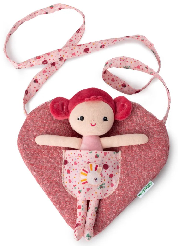 Lilliputiens - Borsetta a forma di cuore con bambola Aline