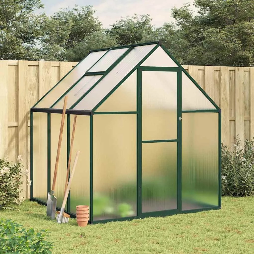 Telaio Serra Con Base Verde 169x169x195 Cm İn Alluminio /