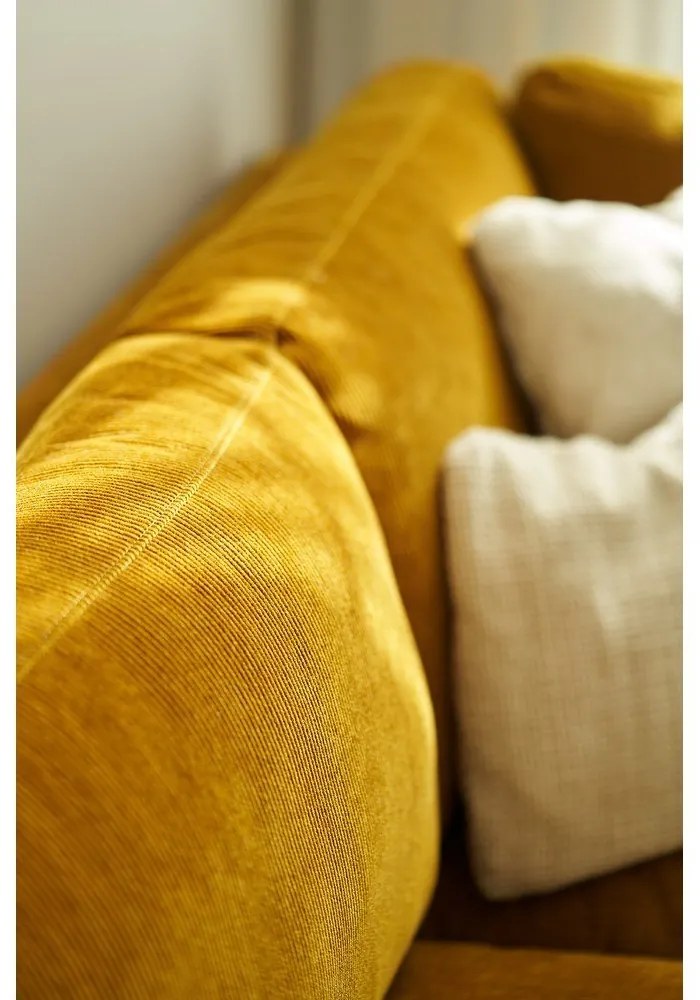 Divano angolare giallo scuro Sigge - Sits