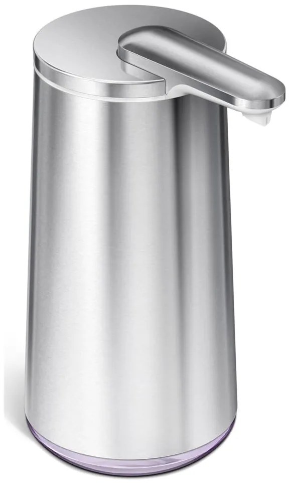 Dispenser automatico di sapone in acciaio grigio da 266 ml - simplehuman