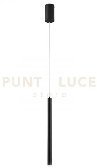 Sospensione led pype nera 5w 470lm cct 2,5x41x200cm led-pype-s1-ner