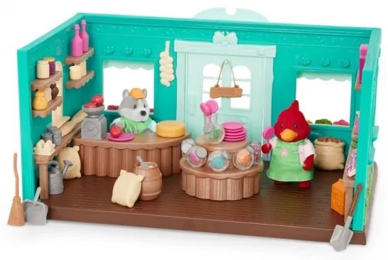 Li'l Woodzeez - Set di giocattoli negozio di alimentari