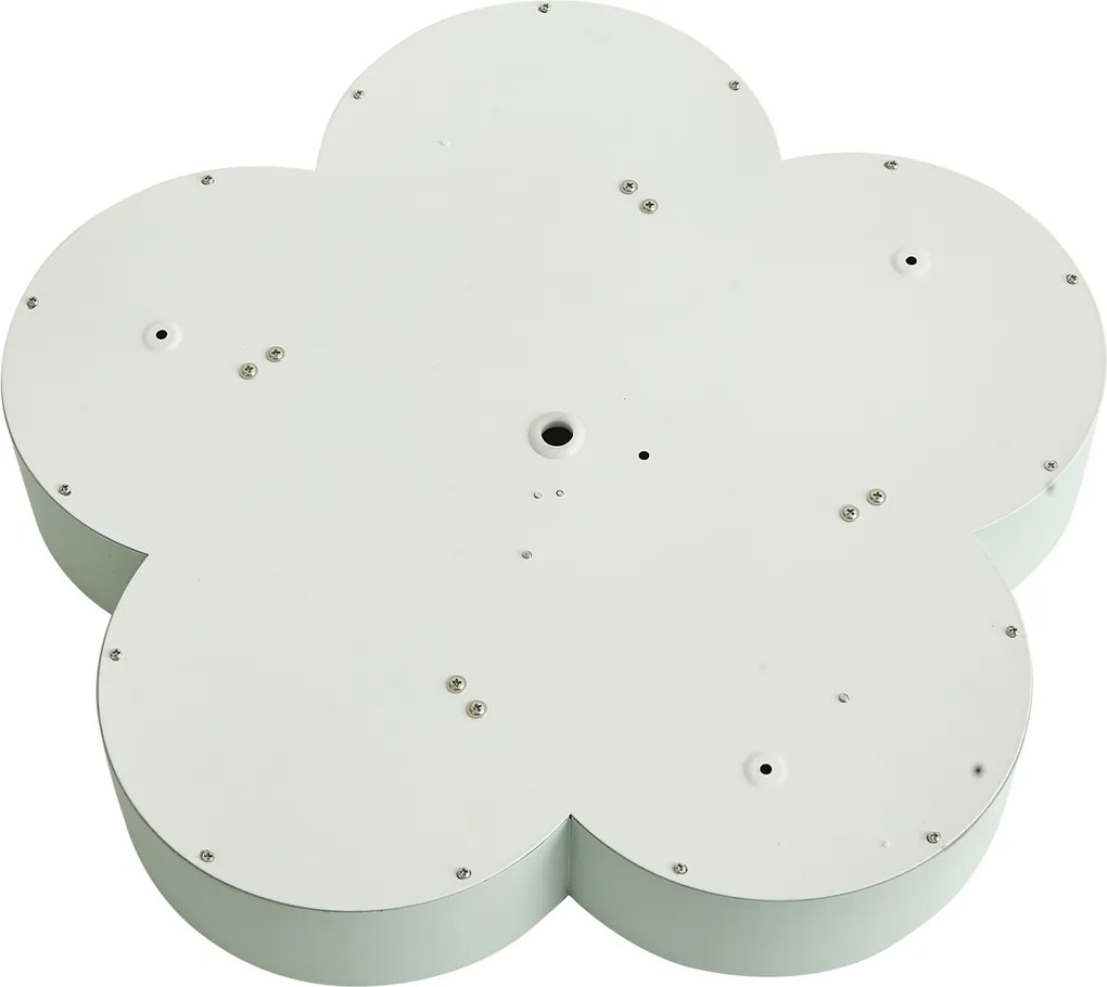 Plafoniera per bambini verde e bianca - Lucille