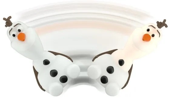 Philips 71768/08/16 - Lampada LED per bambini DISNEY FROZEN OLAF LED/0,3 W/2xAAA Pupazzo di neve