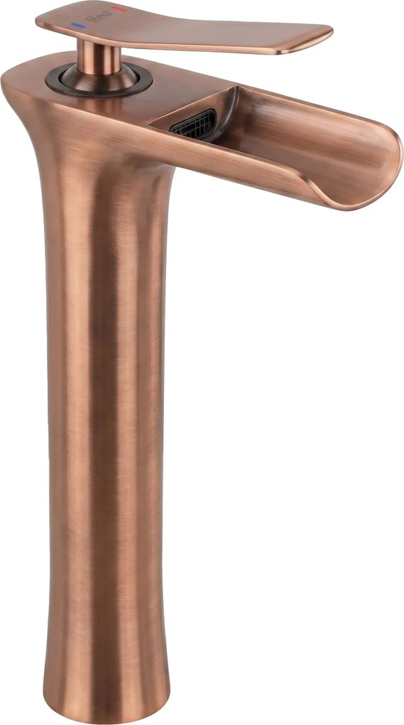 Rubinetto da lavabo Rea Laguna Brush Copper high