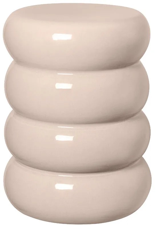 Blomus - Toru Ceramic Sgabello Round Lily Bianco Blomus