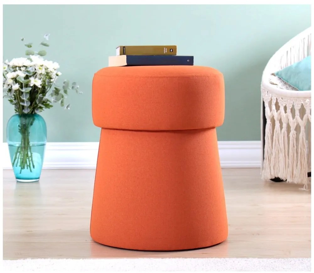 Sgabello arancione Beans - Artie