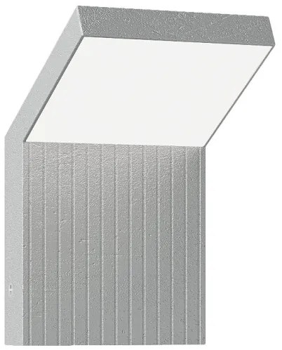 Brilagi - RIANO Lampada da parete per esterni a LED LED/8W/230V Argento IP65