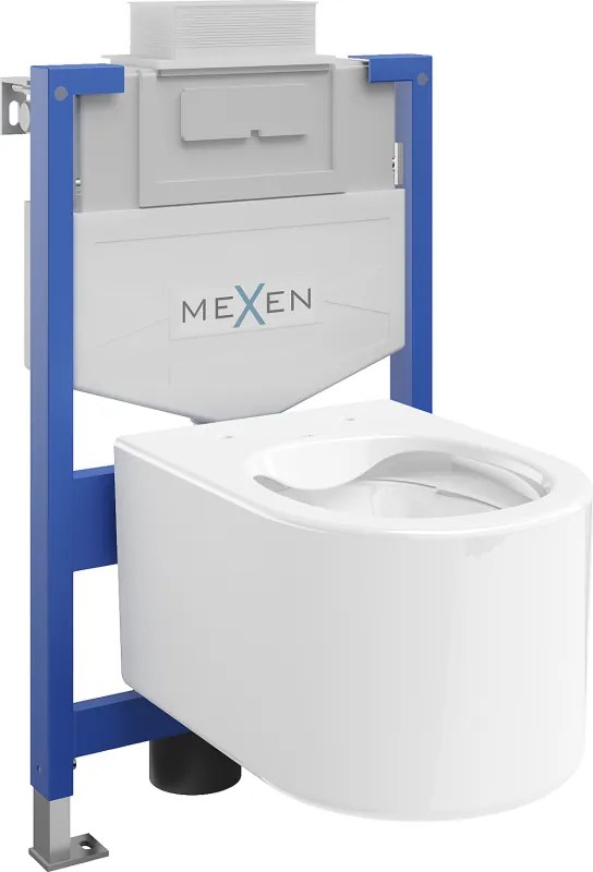 Mexen Sofia set da incasso WC struttura Fenix XS-U con vaso WC, bianco lucido - 6853354XX00