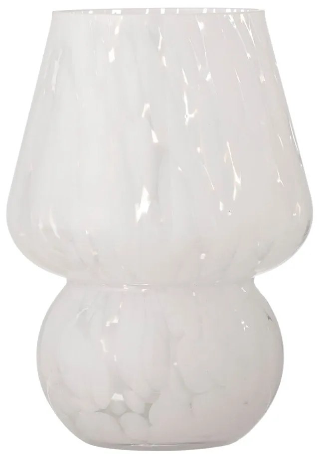 Vaso in vetro bianco Halim - Bloomingville