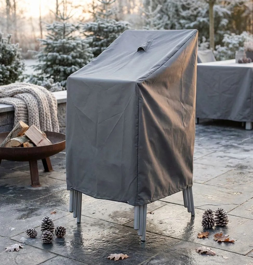 COPERTURA - telo di copertura pila di sedie da giardino cm 66 x 66 x 80/120 h