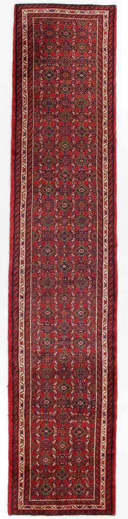 Hamedan Tappeto 80x390 (Iran) Annodato A Mano