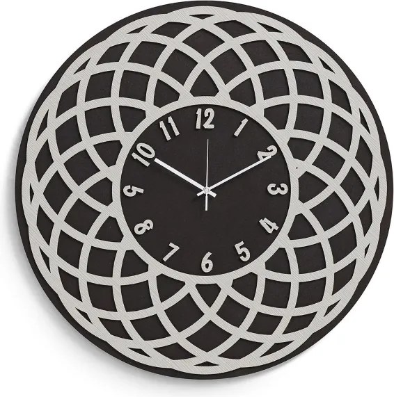Orologio rotondo da parete D30 cm legno laminato GLOBO RSN