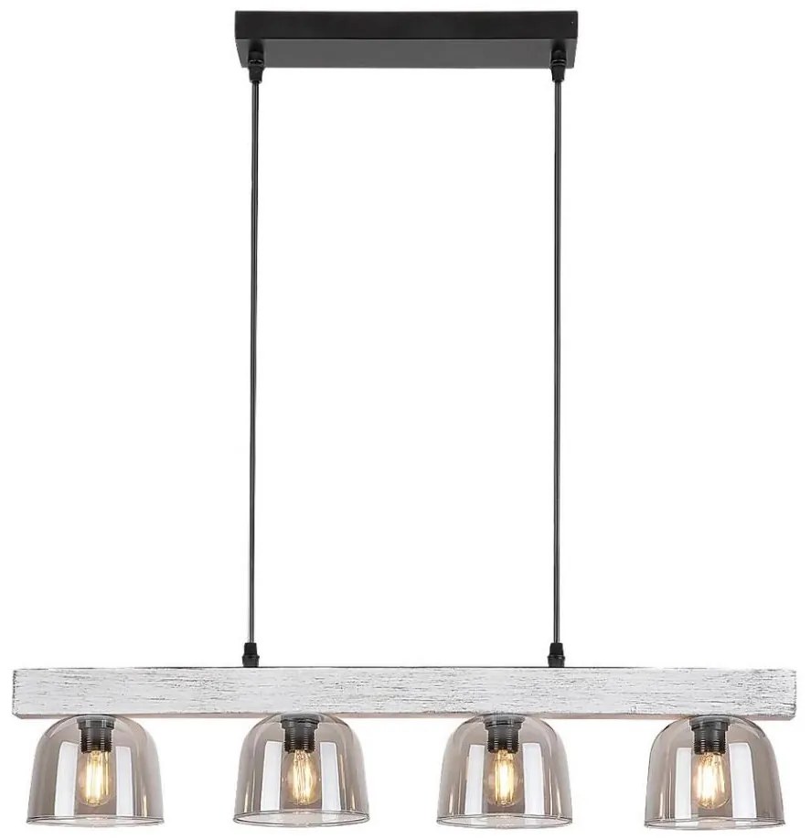 Rabalux 3120 - Lampadario su corda CARDAMON 4xE14/40W/230V