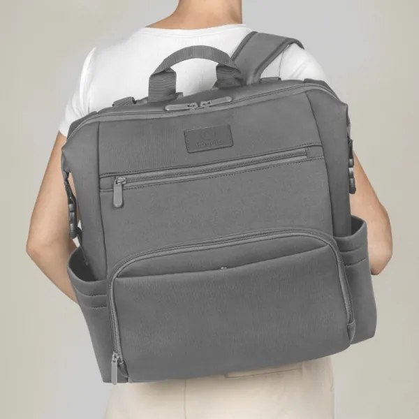 Lionelo - Borsa fasciatoio per passeggino CUBE Grey Stone
