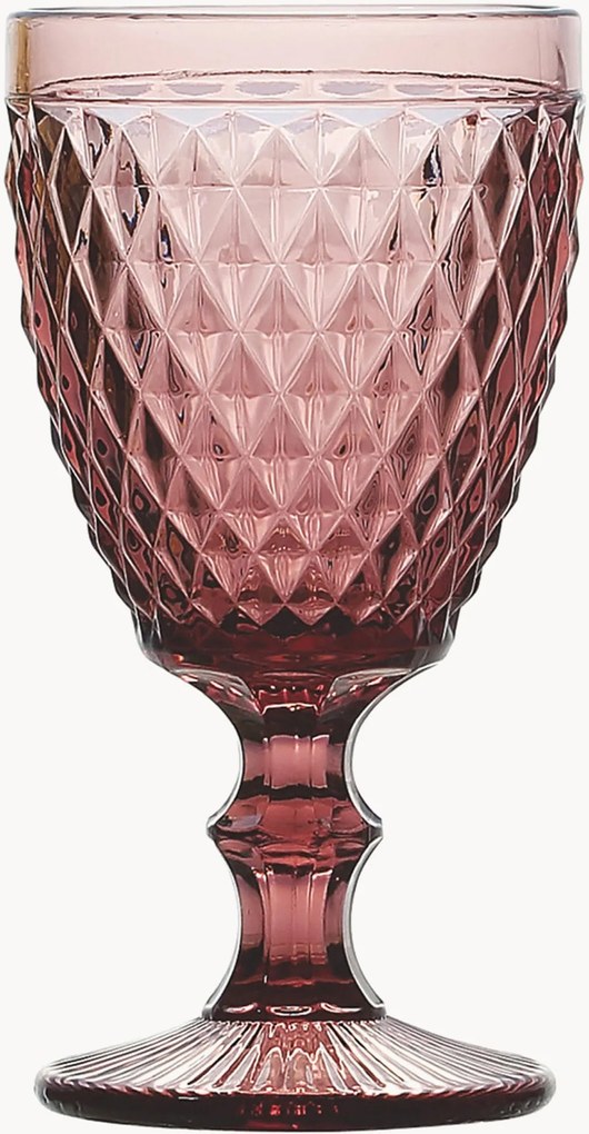Set di 3 bicchieri da vino Diamond