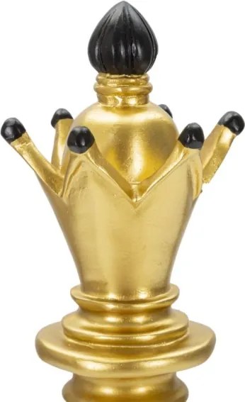 Alfiere Oro E Nero Cm Ø 12,5X38,5